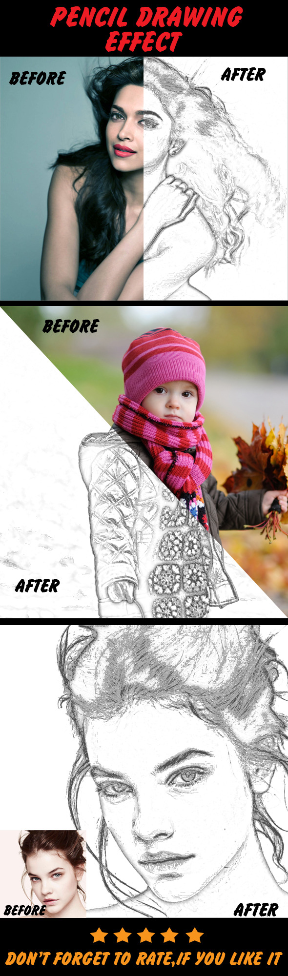 Pencil Drawing Effect by mangga GraphicRiver